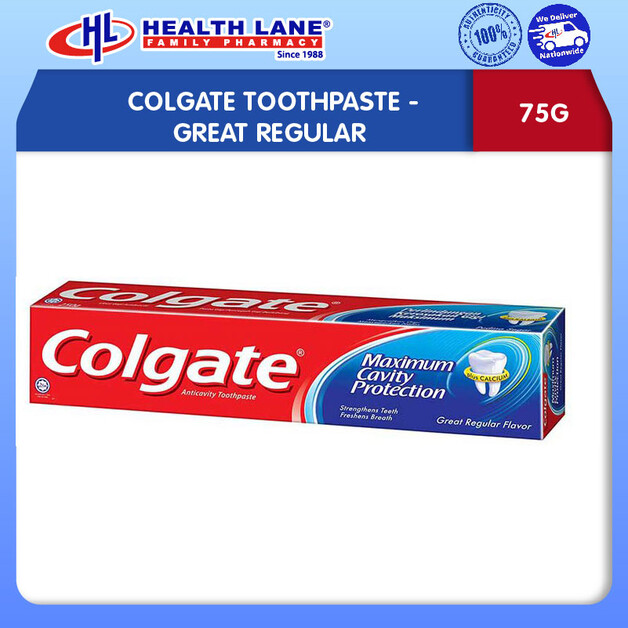 COLGATE UBAT GIGI -GREAT REGULAR 75G